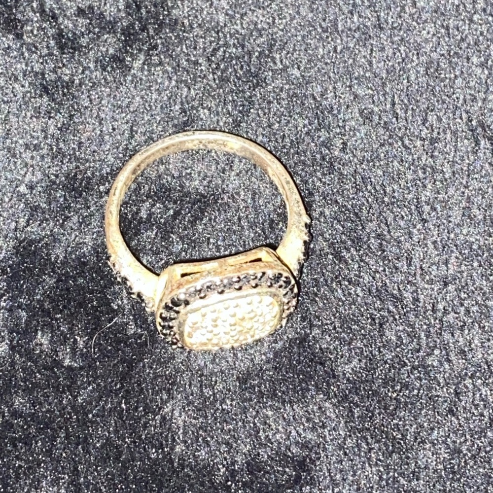 Square Marcasite Ring - image 2